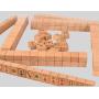 Chinese Wooden Mahjong Set Game - Handmade Wood Game