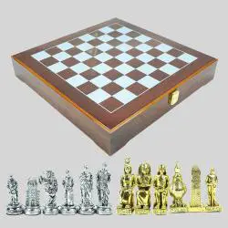 Luxury Gold Silver Chess Set Box - Kaile Chess Game