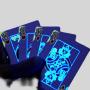 Custom Playing Cards - Black, Gold/Silver Edge, Logo Printing