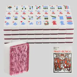166 Pcs Mahjong Set - Acrylic Family Game, YUDA MJ13