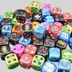 Custom Engraved Dice - JMS D510 Blank Resin Dice