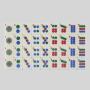 Custom Digital Mahjong Tiles - 144pcs, Born Good, 34x26x19mm