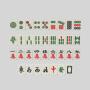 Magnetic Mahjong Tiles - Acrylic Melamine Set