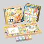 32-in-1 Wooden Flight Chess Set - Educational Toy