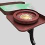 Factory Wooden Poker Table with Roulette - Custom Casino Game Table
