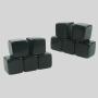 20mm Acrylic Dice - Custom Black Blank Game Dice