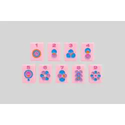 Acrylic Petal Pink Mahjong Tiles - Modern Game Set