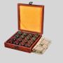 Chinese Sandalwood Chess Set - Polished, DIY Tray