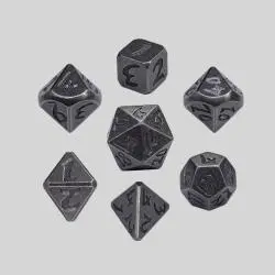D20 Metal Polyhedral Dice - D&D Bulk Set