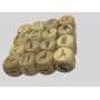 Custom 3cm Wooden Dice - Laser Engraved Cube