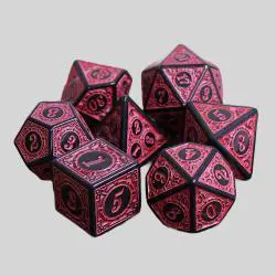 HD Dice Magic Flame Custom Polyhedral Dice Set