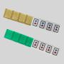 Taiwan Mahjong Set - 144 Tiles, 4 Rules, 3 Dice, Brown PVC Box