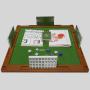 Mini Chinese Mahjong Set with Folding Table - Family Game