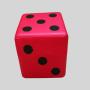 Custom Eco-Friendly Dice Cube - SEJ Logo Stress Ball