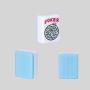 American Mahjong Tiles Set - Fully Engraved Magnetic Mahjongg Blue