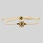 Golden Mahjong Rope Bracelet - Lucky Charm Be Rich Gift