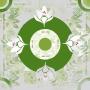 Olive Rose Poker Mahjong Table Mat - Gaming Mat