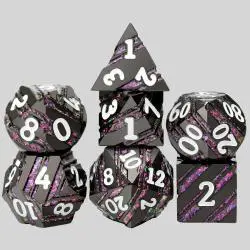 Metal Polyhedral Dice Set - D&D RPG Dice
