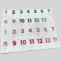 Custom Crystal Mahjong Tiles - Blue/Green, Casino Pattern