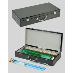 Custom Logo Mahjong Set Box - Luxury Croco Wooden Gift Set