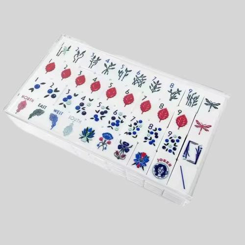 Mahjong Tiles Set - 144pcs Custom Casino Quality