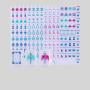 Custom Acrylic Mahjong Set - Monogram Casino Tiles