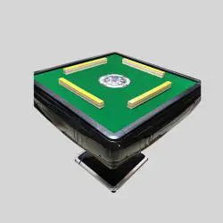 Custom Size Automatic Folding Mahjong Table - Square Metal Leg