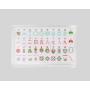 Acrylic Mahjong Board Game - Vibrant Tiles Gift Set