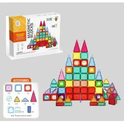 Magnetic Building Blocks - 110pcs Kids Set