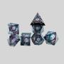 DND Father Christmas Resin Dice Set - Pearl Edge Gift