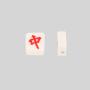 Soft Ceramic Mahjong Beads Bracelet Necklace DIY Handmade Loose Beads