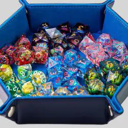 7pcs Resin Polyhedral Dice Set for RPG D&D Tabletop Games