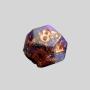 Handmade D&D Dice Set - Thorny Rose Resin Dice