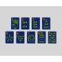 Durable Melamine Mah Jongg Game Set - Family Entertainment