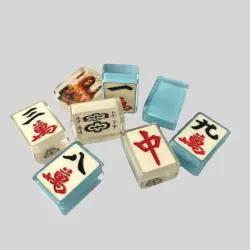 Custom Crystal Mahjong Table - Team Game Entertainment