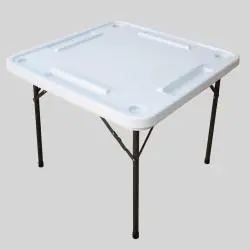 EASTOMMY Domino Game Table - Plastic Mold Game Set