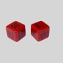 Delove SM Fun Dice - Red Acrylic Sex Toys