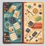 Custom Foldable Board Game – Family Travel Dice Game