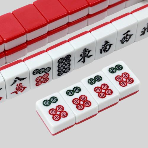 Chinese Mahjong Tiles Set - 144pcs, Custom Mold, 30mm