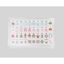 Custom Colorful Acrylic Mahjong Tiles Set - Modern Handmade Game Set