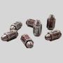 Antique Copper D&D Dice Set - 6 Pcs Polyhedral Dice