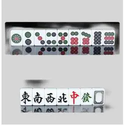 Customized Mahjong Set - Hand Rubbed Agate Tiles
