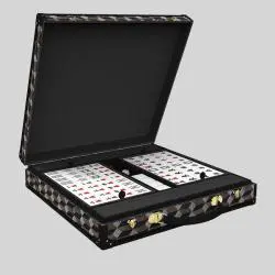 Luxury Leather Mahjong Set - Christmas Gift Game