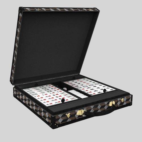 Luxury Leather Mahjong Set - Christmas Gift Game