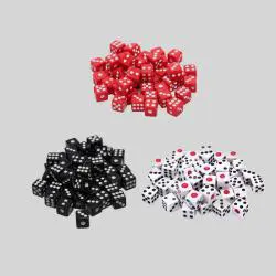 Colorful Mini D6 Dice - 8mm Square Board Game Accessories