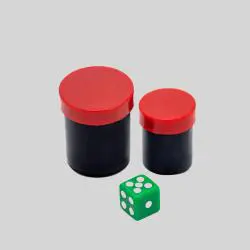 Classic Magic Dice Tube Trick - Close-Up Magic Prop