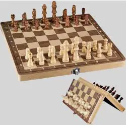 Magnetic Wooden Chess Set - 16