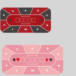 Custom Mahjong Poker Game Mat - Non-Slip Table Pad