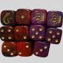 Acrylic Resin Dice - Custom 2 Color Logo D6 Dice