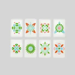 Acrylic Mahjong Set - Luxury Game for Family Lucite Mahjong